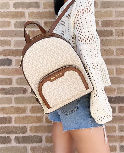 michael kors keaton vanilla|vanilla Michael Kors backpack.